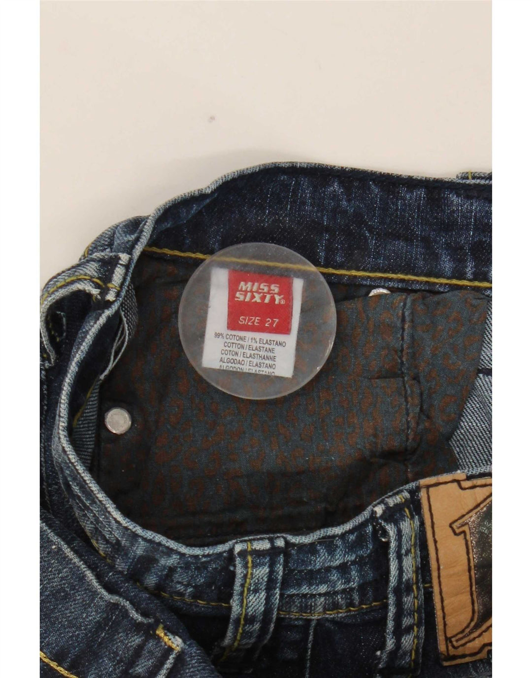 Miss Sixty Jeans Slim Feminino W27 L30 Algodão Azul
