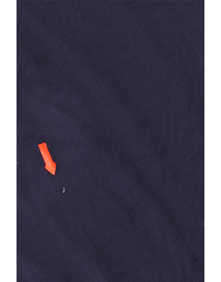 Camiseta Asics masculina gráfica grande poliéster azul marinho