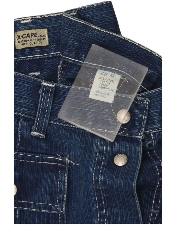 Saia maxi jeans feminina de cintura alta X-CAPE IT 44 médio W26 algodão azul