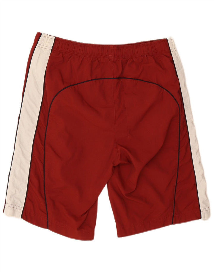 Shorts esportivos masculinos Champion médio Borgonha Colourblock poliamida