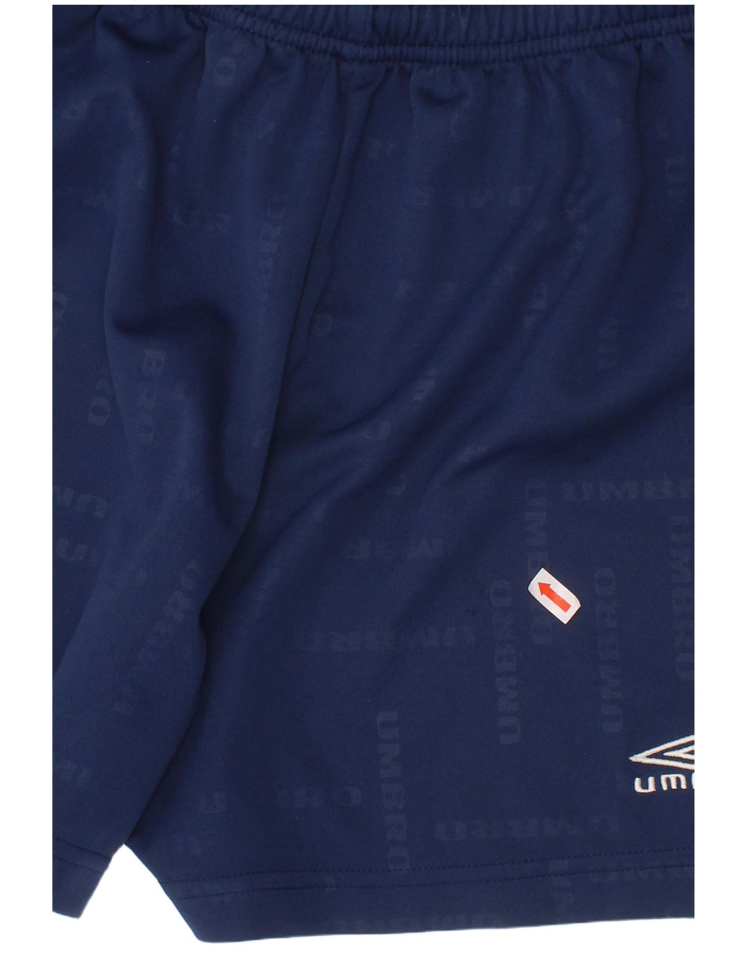 Shorts esportivos gráficos UMBRO para meninos 13-14 anos azul marinho poliéster