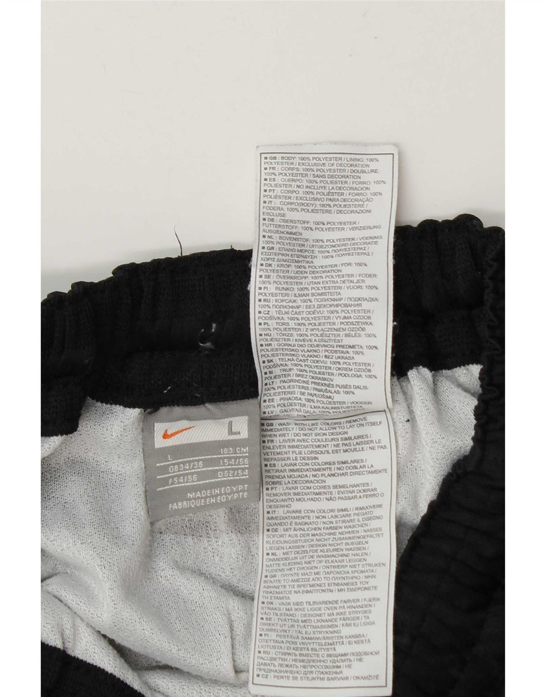 Nike Mens Sport Shorts Grande Poliéster Preto