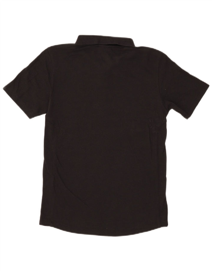 Polo Menino Umbro 11-12 Anos Grande Algodão Preto