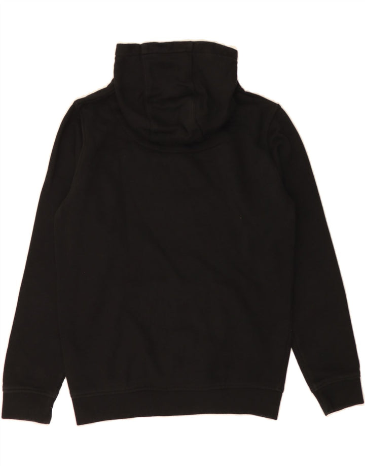 LYLE & SCOTT Boys Hoodie Jumper 10-11 Years Black Cotton Vintage Lyle & Scott and Second-Hand Lyle & Scott from Messina Hembry 