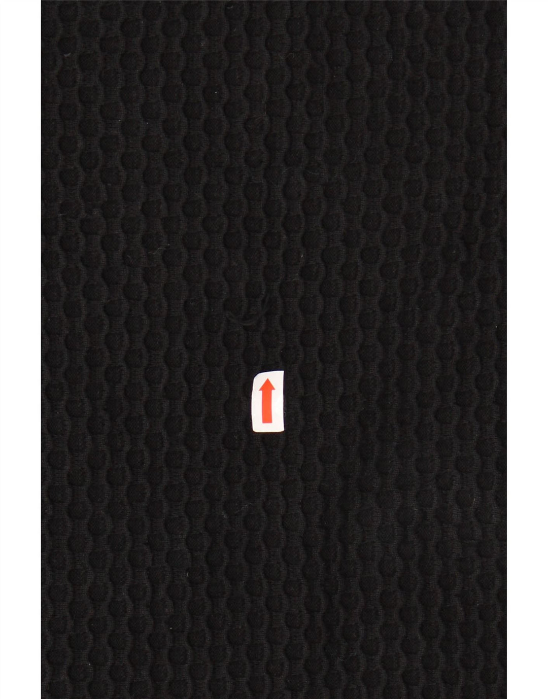 COS Top feminino manga 3/4 Reino Unido 14 algodão preto médio