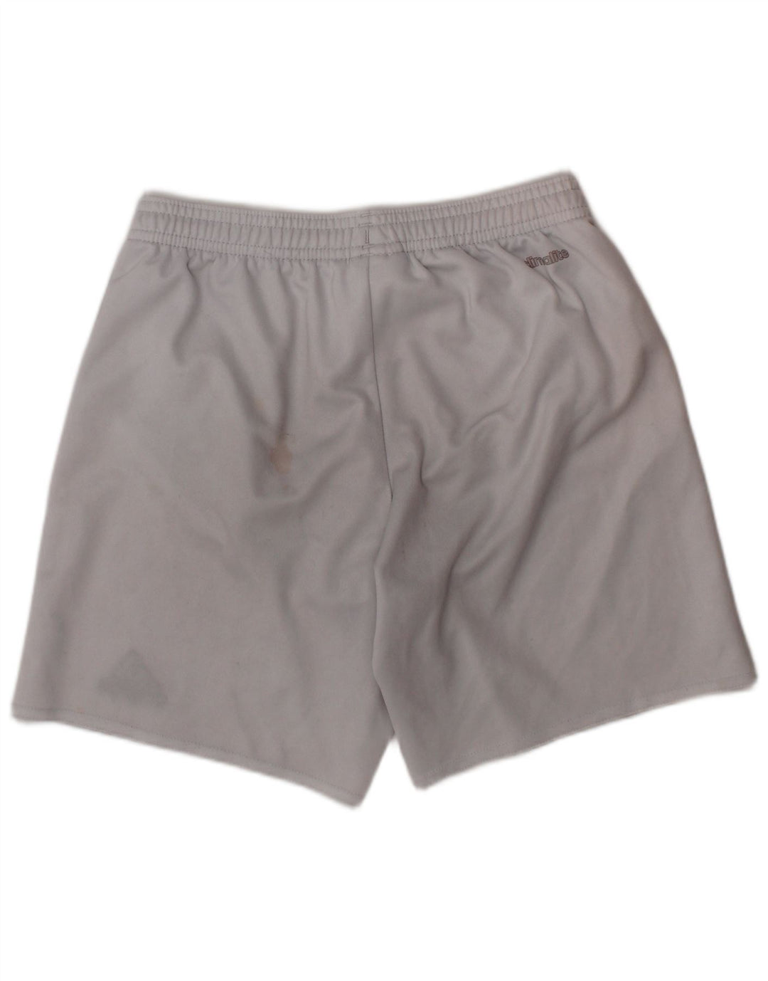 Shorts esportivos Adidas Climalite para meninos 9-10 anos branco poliéster