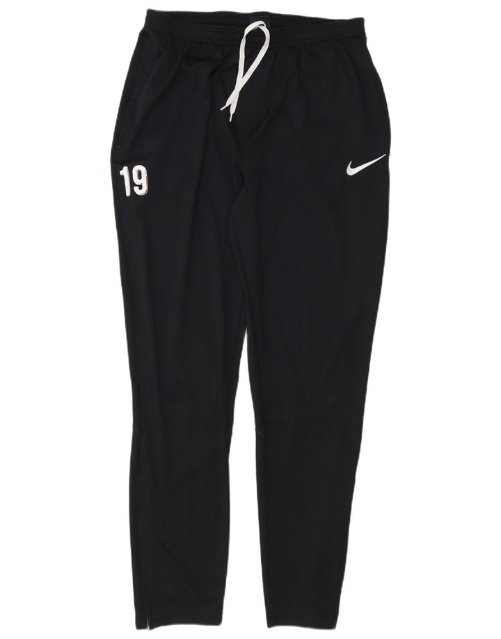 Calça de treino Nike masculina Dri Fit Graphic grande poliéster preto