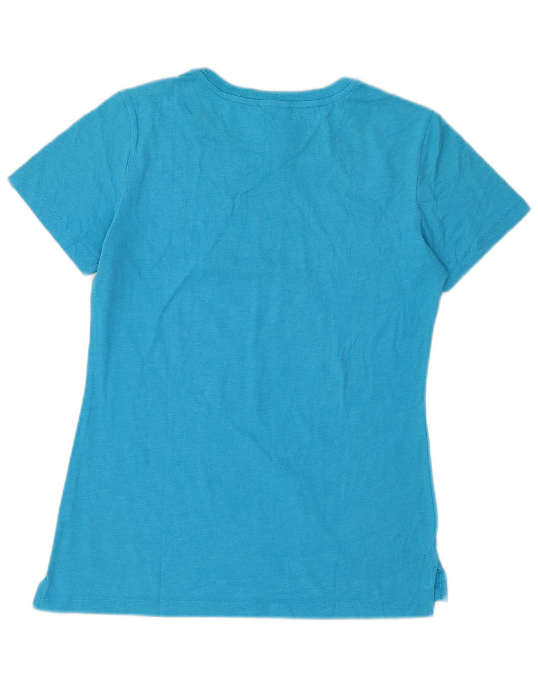 Camiseta feminina CHAMPION Heritage Fit com estampa gráfica UK 12 azul médio