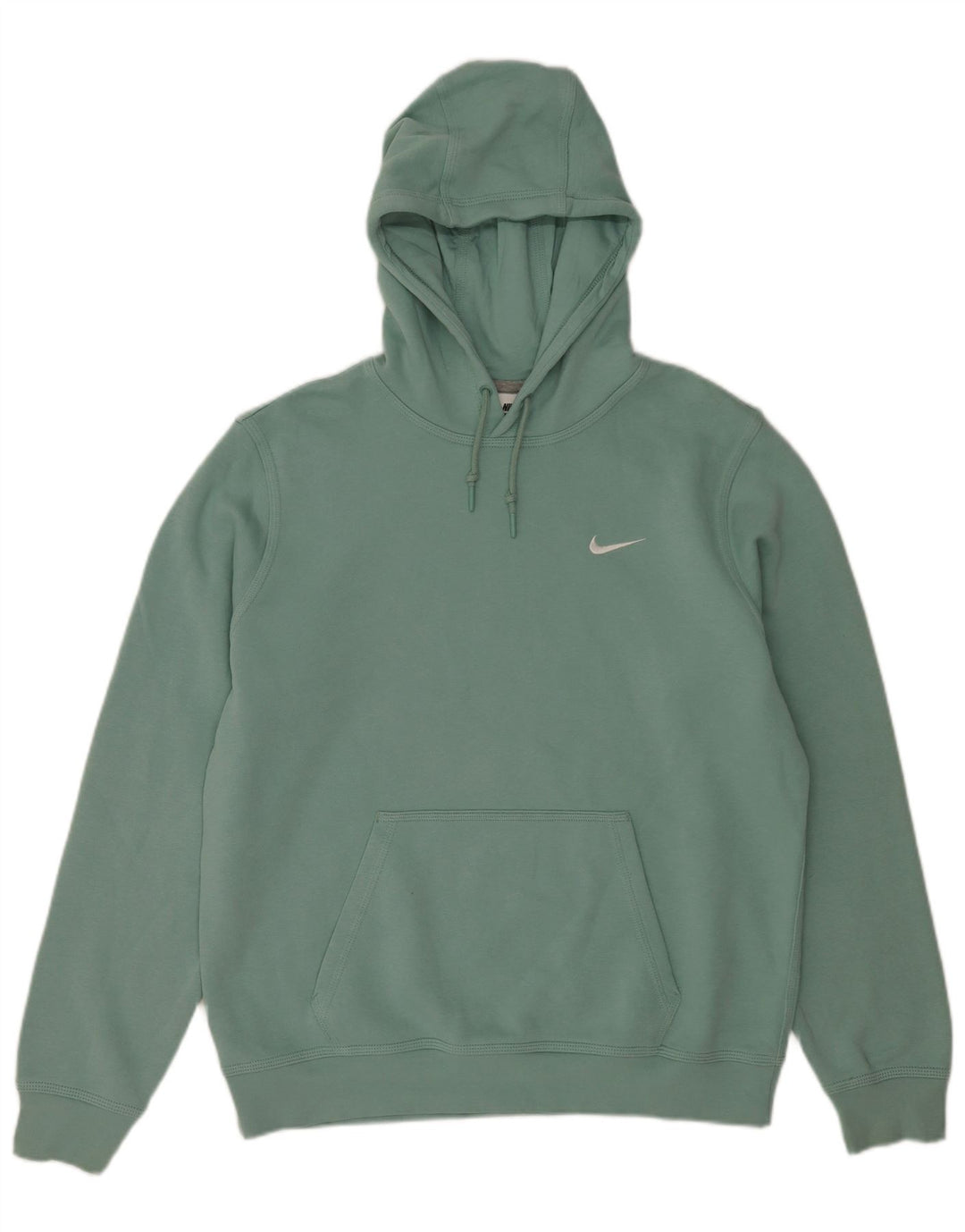 Nike Mens Hoodie Jumper Grande Algodão Azul