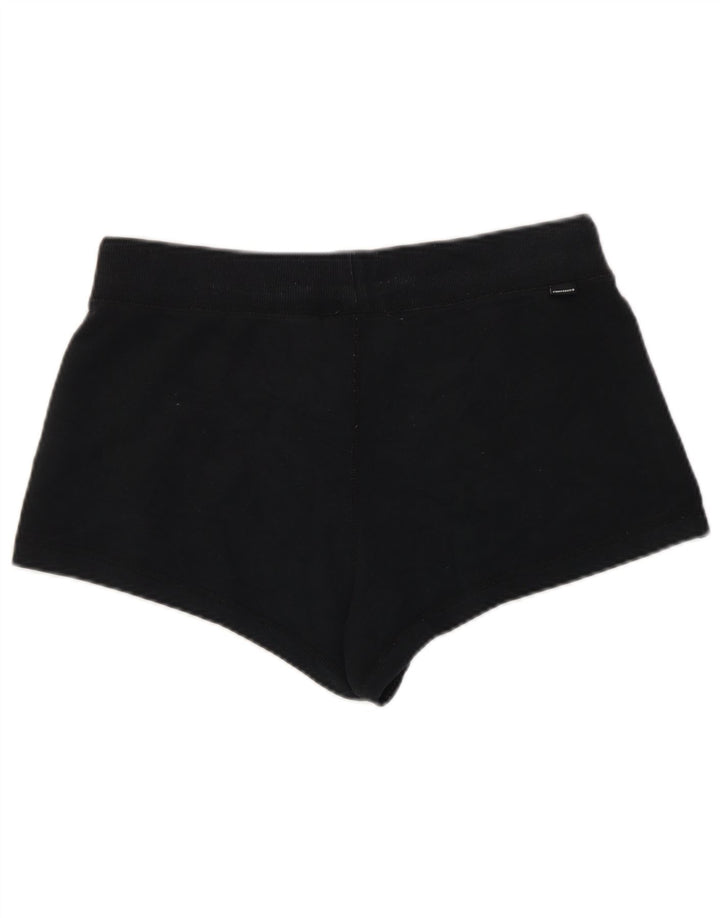 Converse Womens Sport Shorts UK 14 Médio Algodão Preto