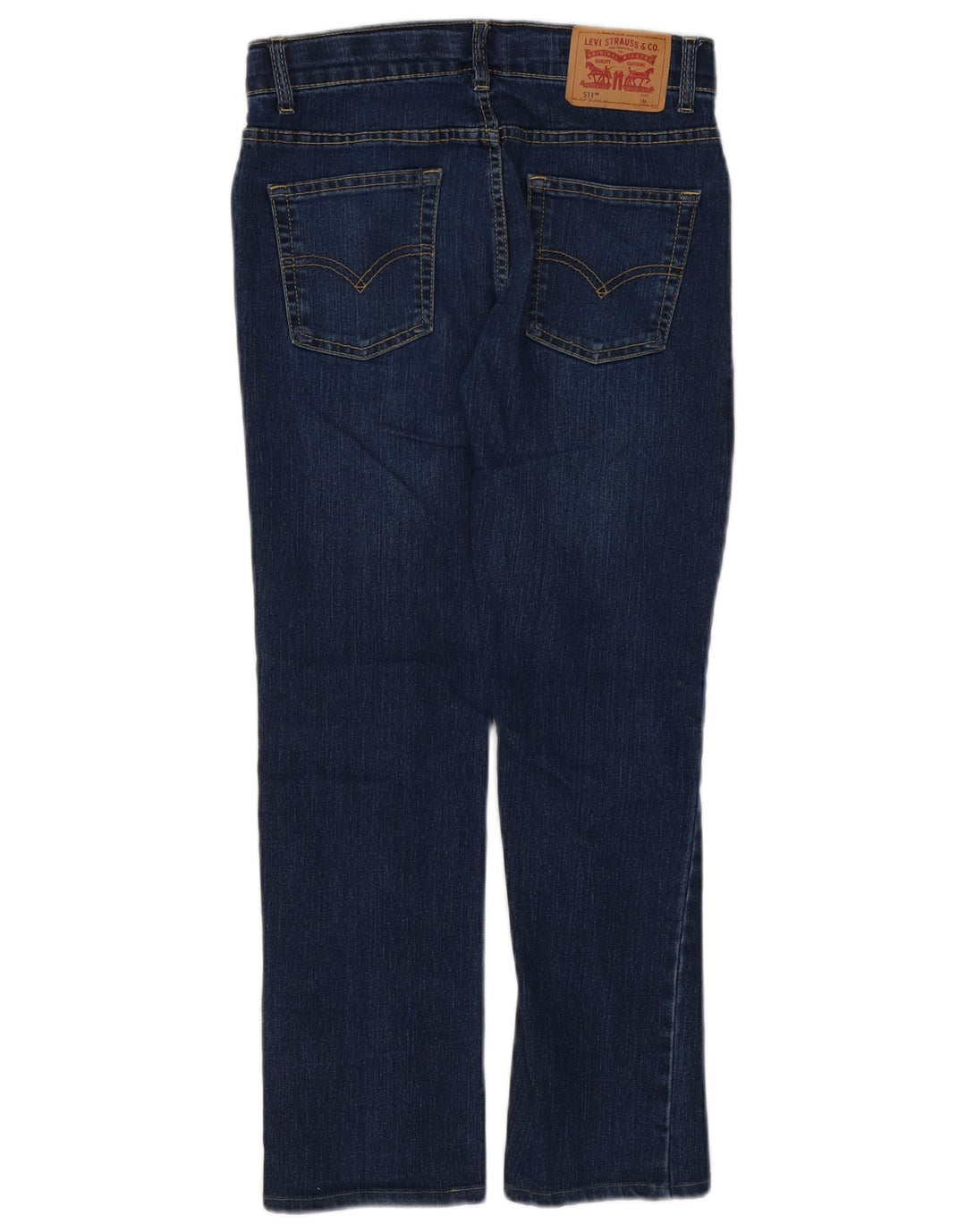 Jeans Levi's Boys 511 Slim 13-14 Anos W24 L25 Azul Marinho Algodão