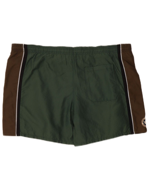 NAPAPIJRI Mens Geographic Swimming Shorts Large Green Colourblock