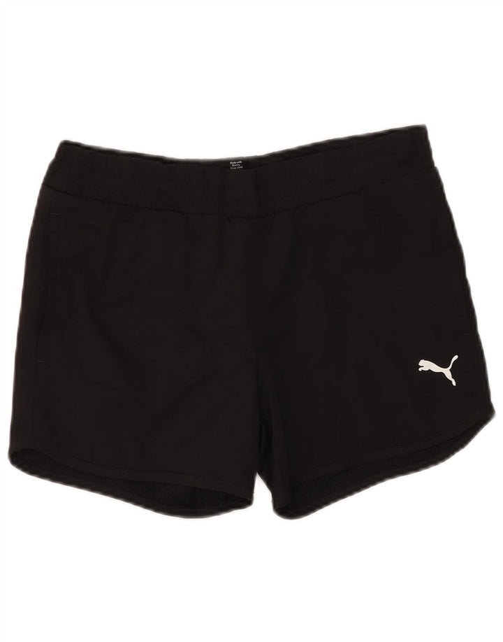 Shorts esportivos Puma meninos 13-14 anos preto poliéster