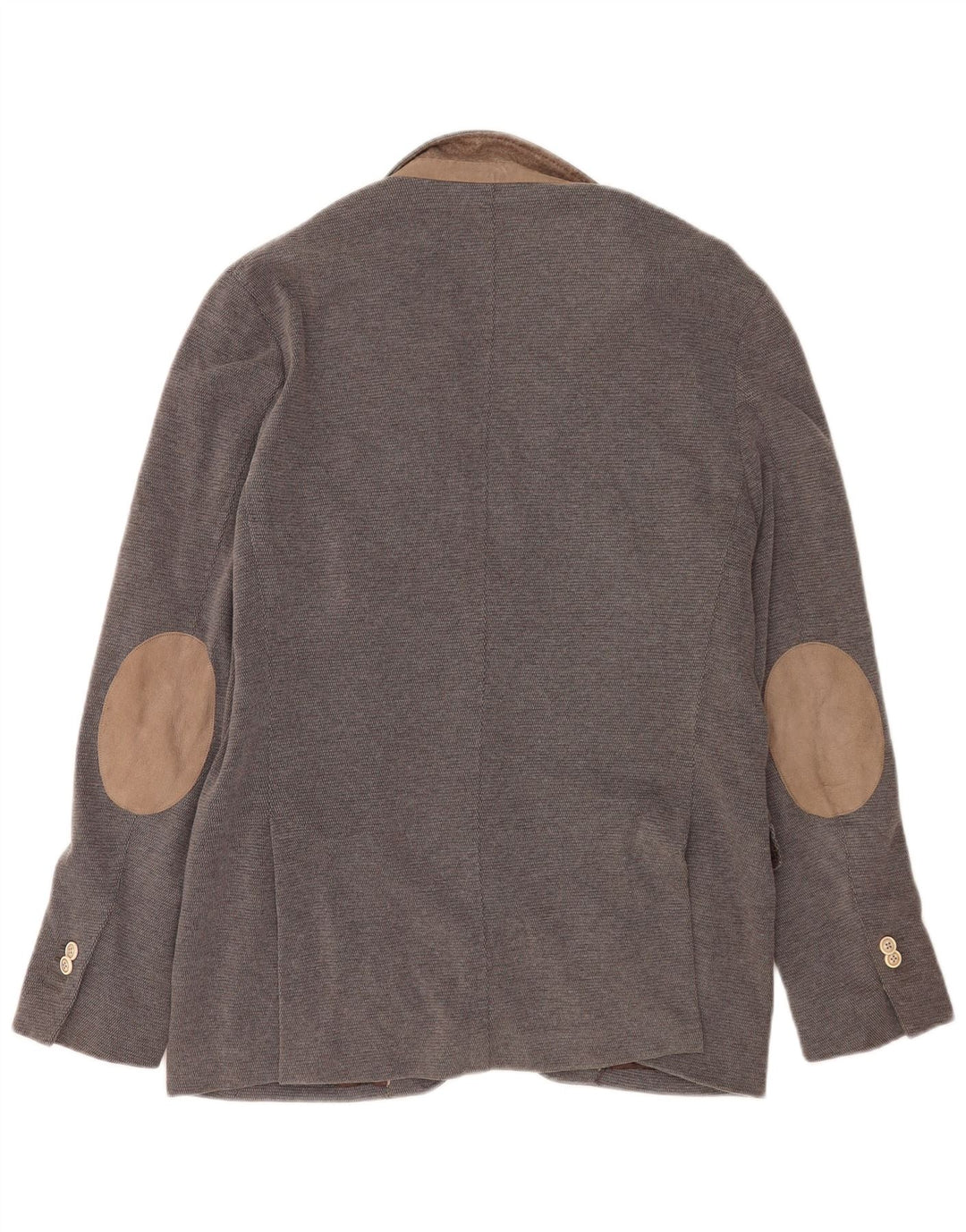 Jaqueta blazer masculina Massimo Dutti com 2 botões UE 52 grande algodão cinza