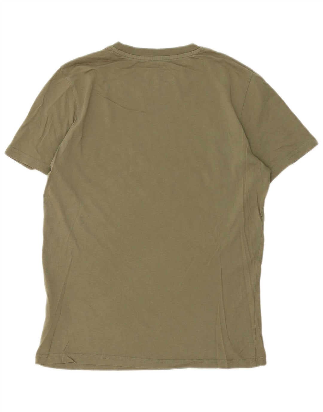 Camiseta gráfica masculina Jack & Jones Top médio de algodão cáqui