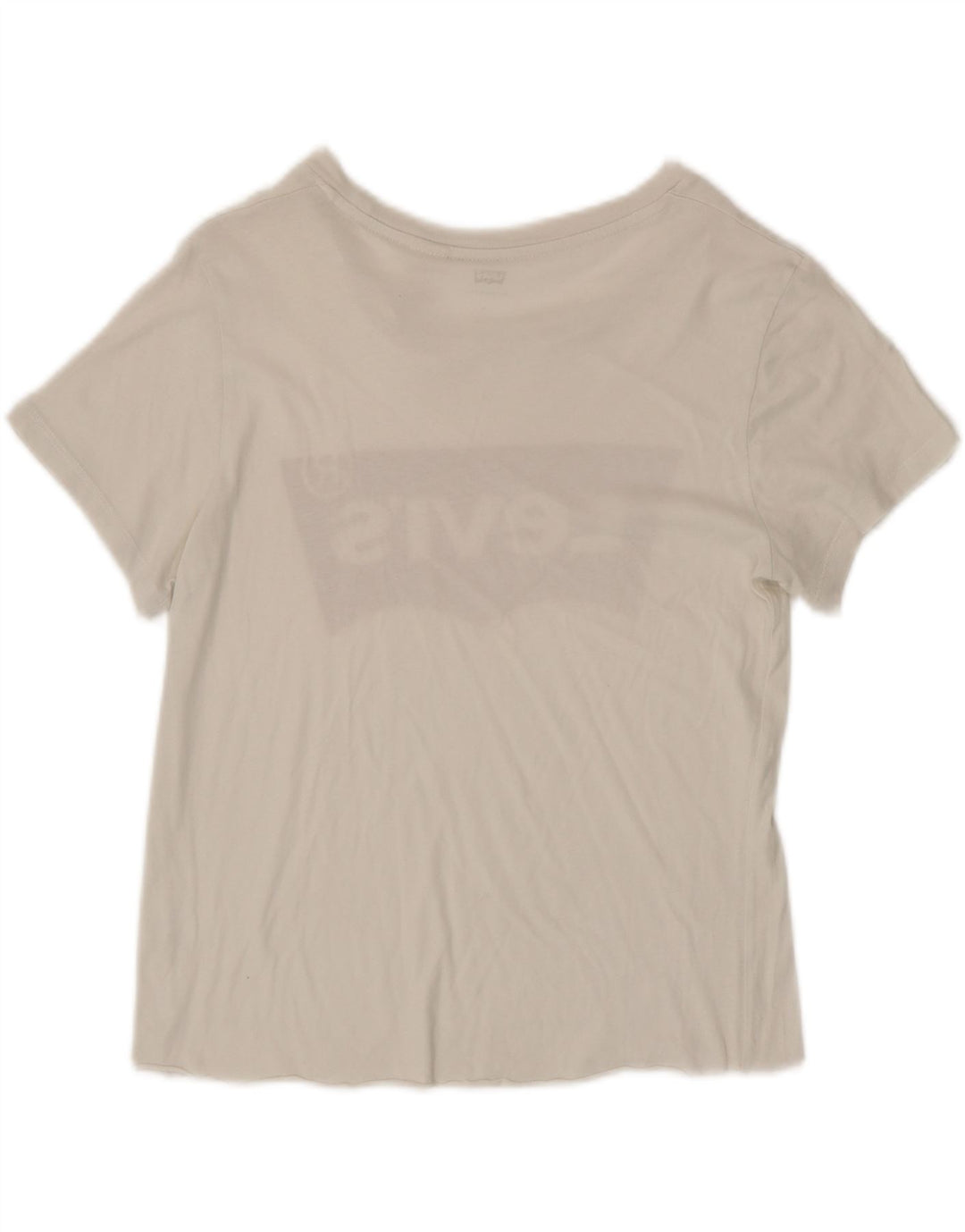 LEVI'S Womens Graphic T-Shirt Top UK 10 Small White