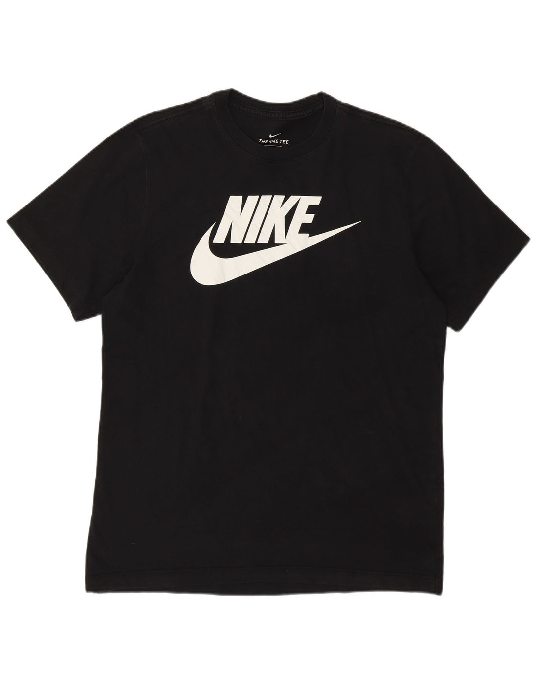 Camiseta Nike masculina gráfica Top médio algodão preto