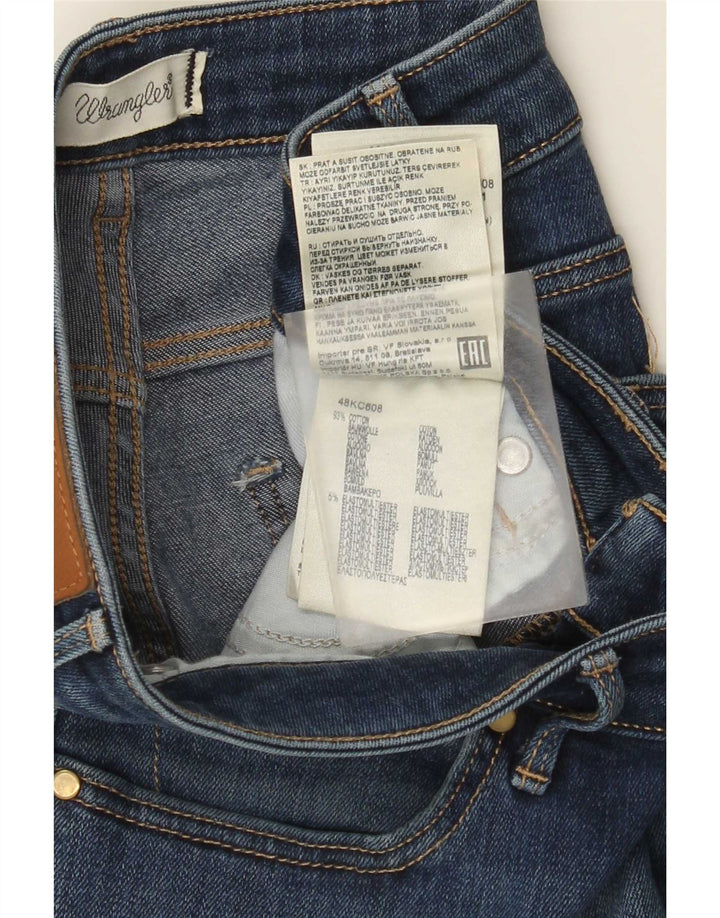 Jeans Wrangler feminino slim W26 L32 algodão azul