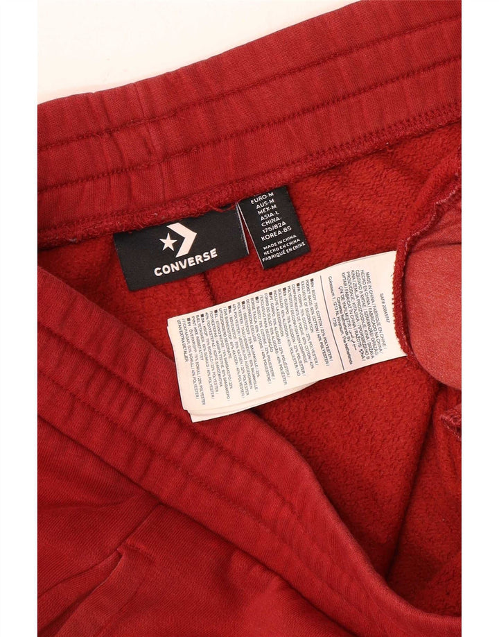 Calça de treino masculina Converse Joggers médio algodão vermelho