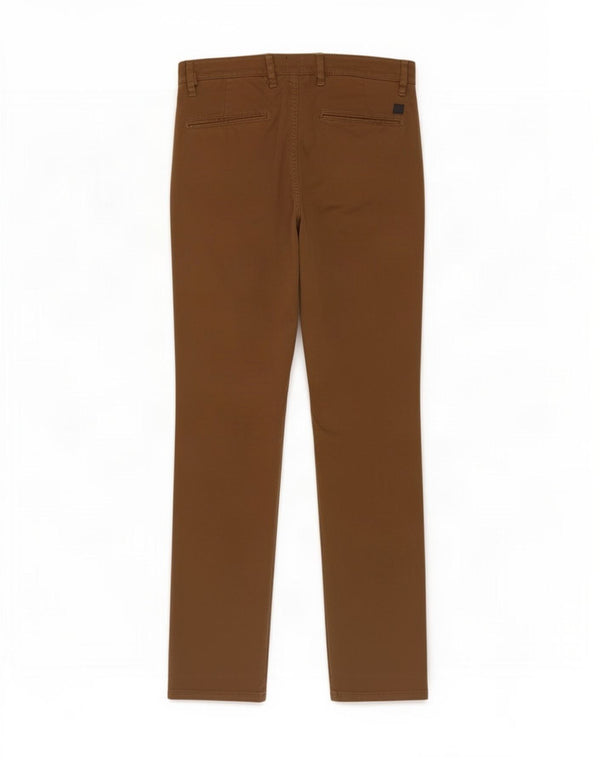 Calça Chino Slim Masculina Hugo Boss W32 L34 Algodão Marrom