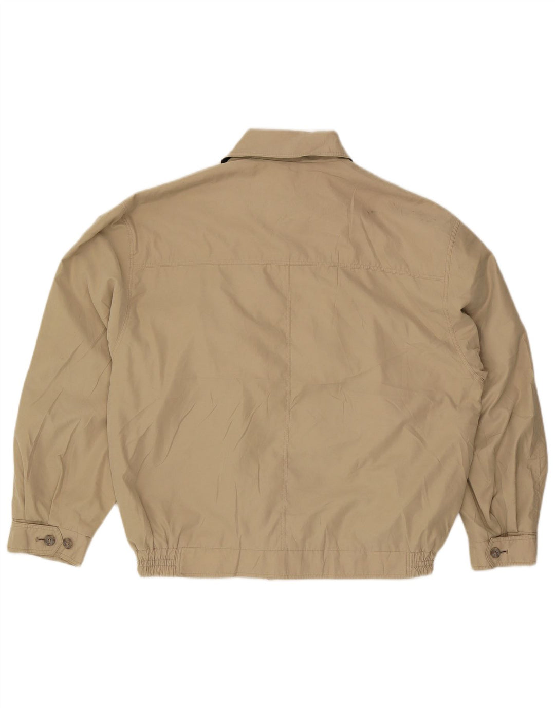 Jaqueta bomber masculina Marks & Spencer de ajuste solto Reino Unido 38 poliéster bege médio