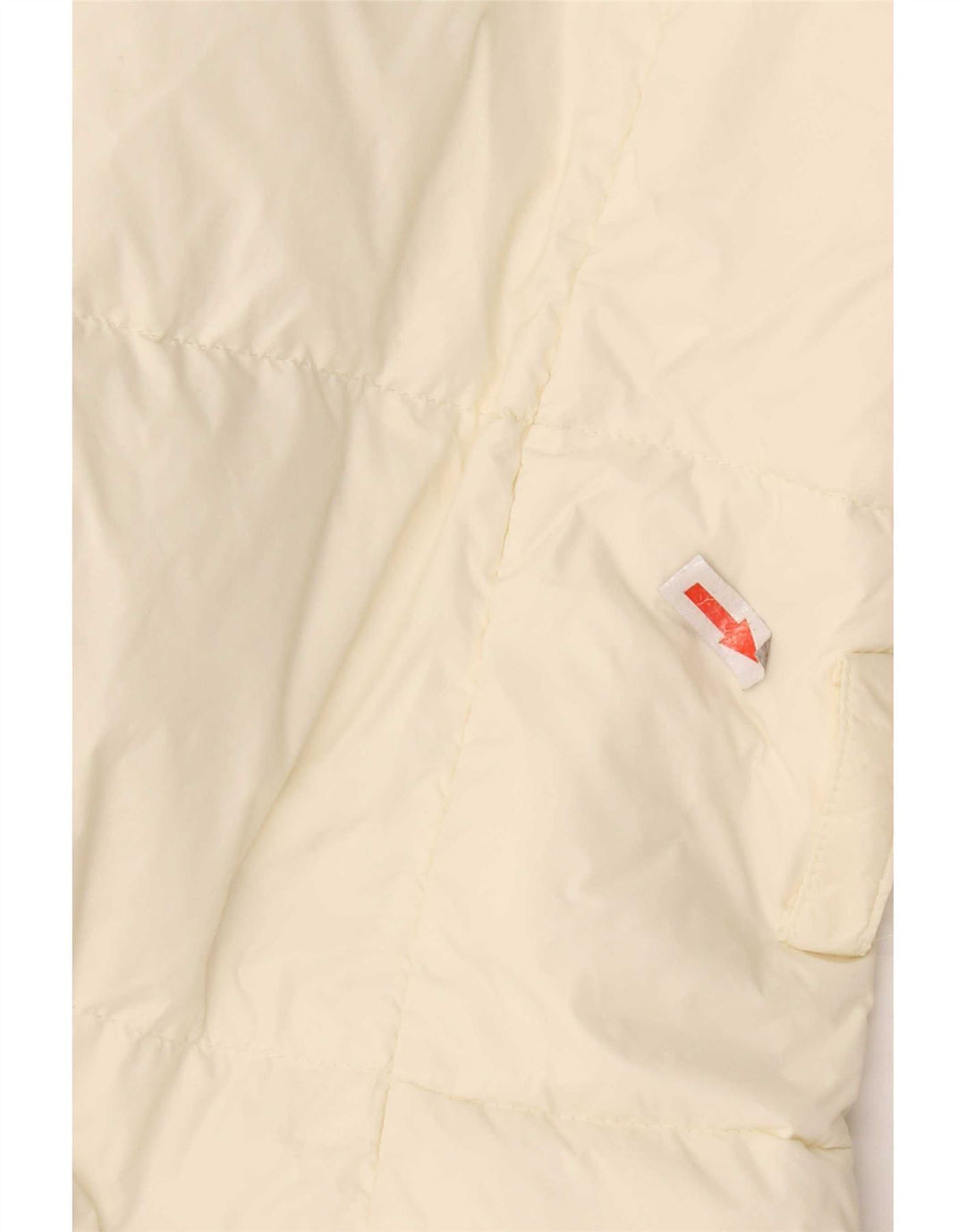 Casaco acolchoado feminino Ralph Lauren UK 14 médio off white nylon