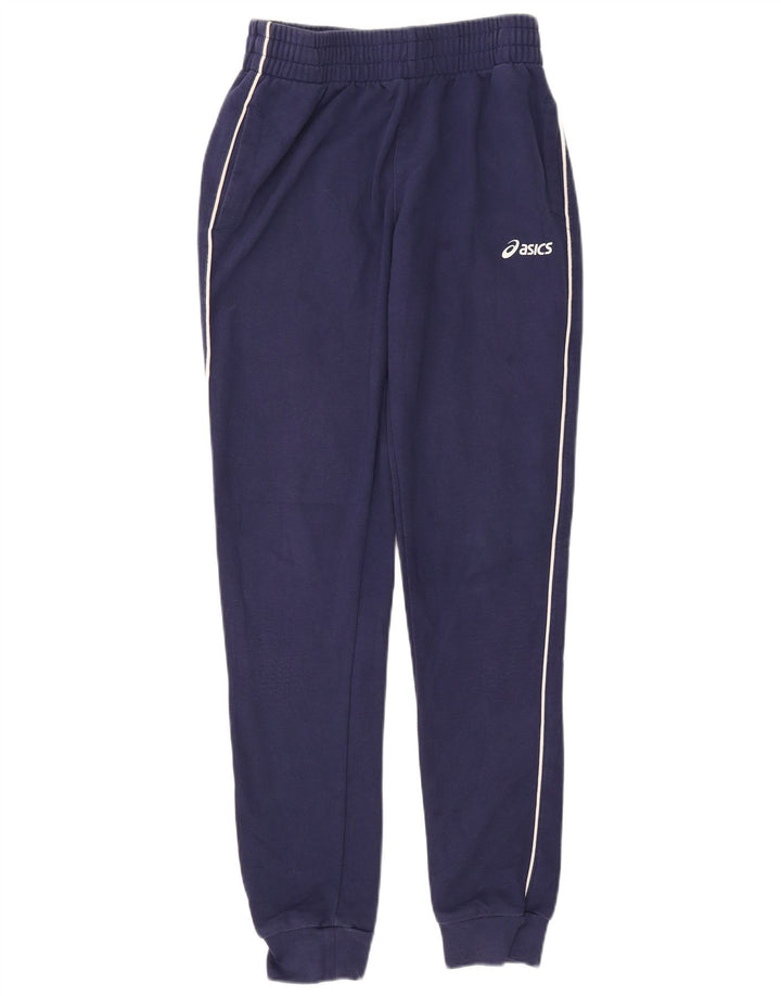 Calça de treino masculina Asics Joggers médio azul marinho algodão