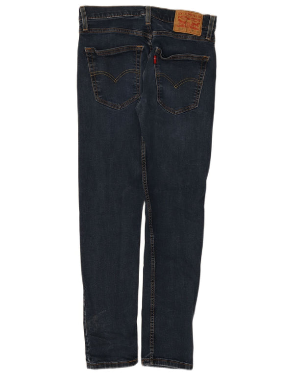 Levi's Masculino 512 Slim Tapered Jeans W30 L30 Azul Algodão