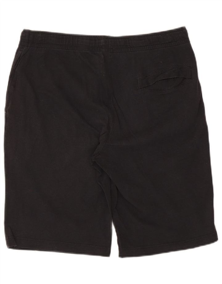 Shorts esportivos masculinos Nike médio algodão preto