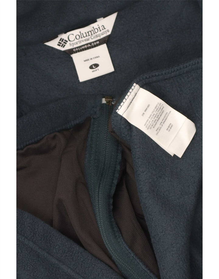 Columbia Mens Fleece Gilet UK 40 Grande Poliéster Azul Marinho