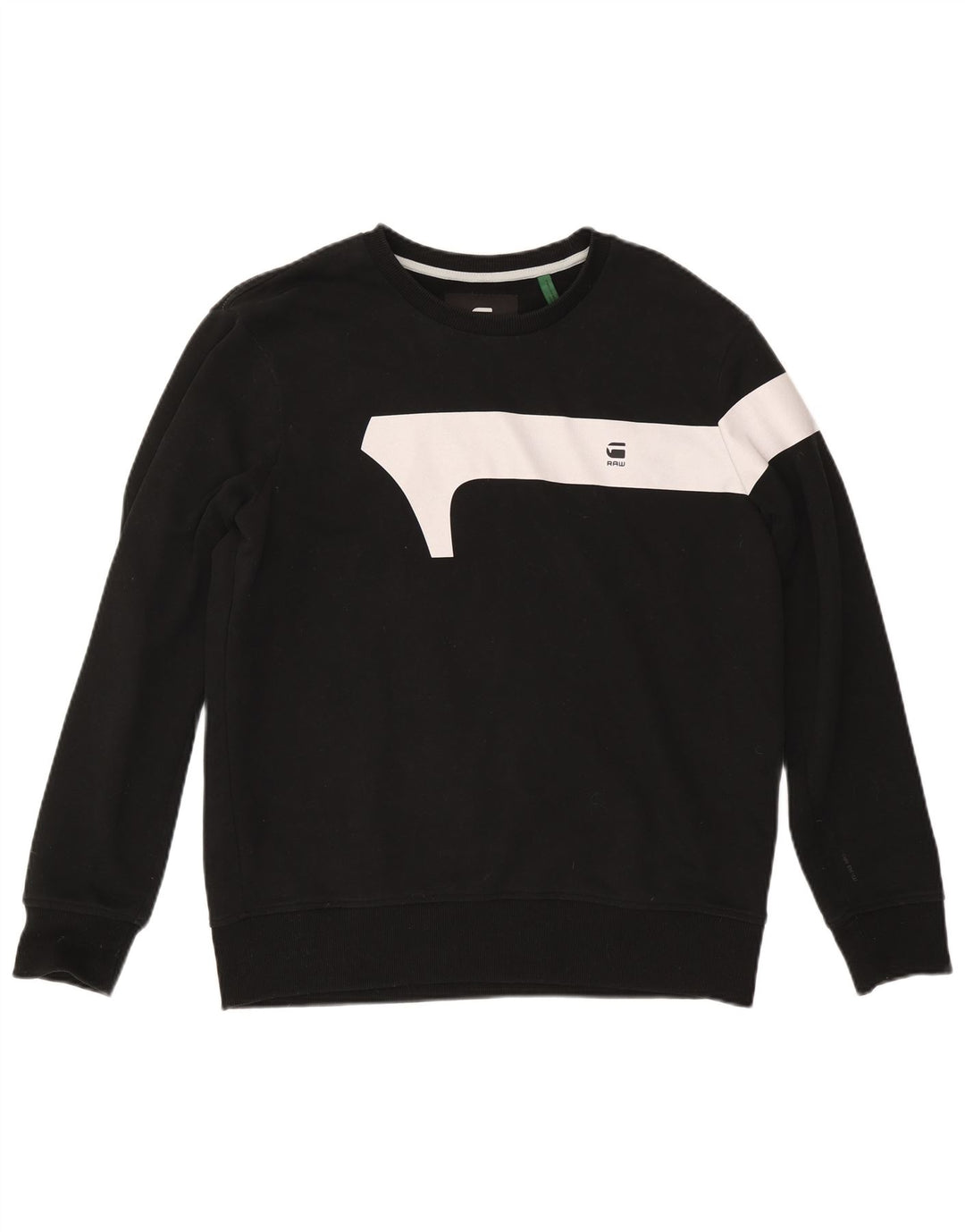 G-Star moletom masculino Jumper XL preto colorblock algodão