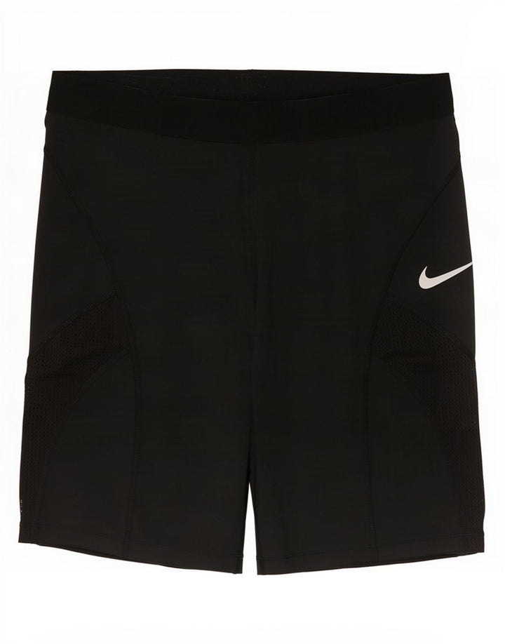 Shorts esportivos femininos Nike UK 16 grande poliéster preto