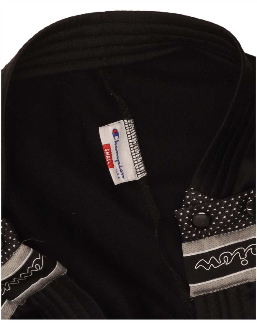 Calça de treino masculina CHAMPION USA Graphic pequena preta