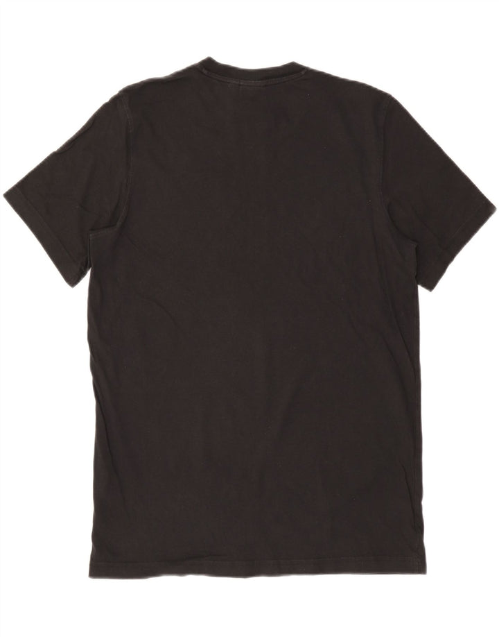 ADIDAS Mens Graphic T-Shirt Top Médio Algodão Preto