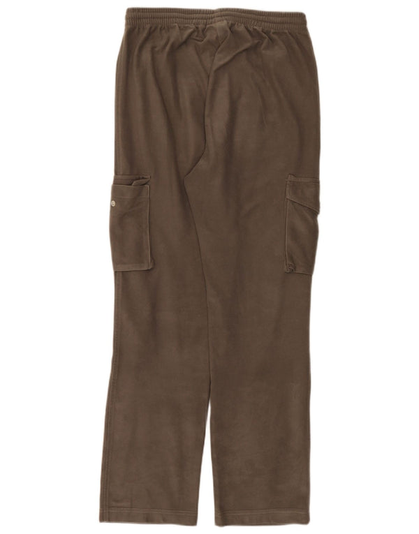 Calça de treino masculina Diadora Cargo Velour cinza médio poliéster