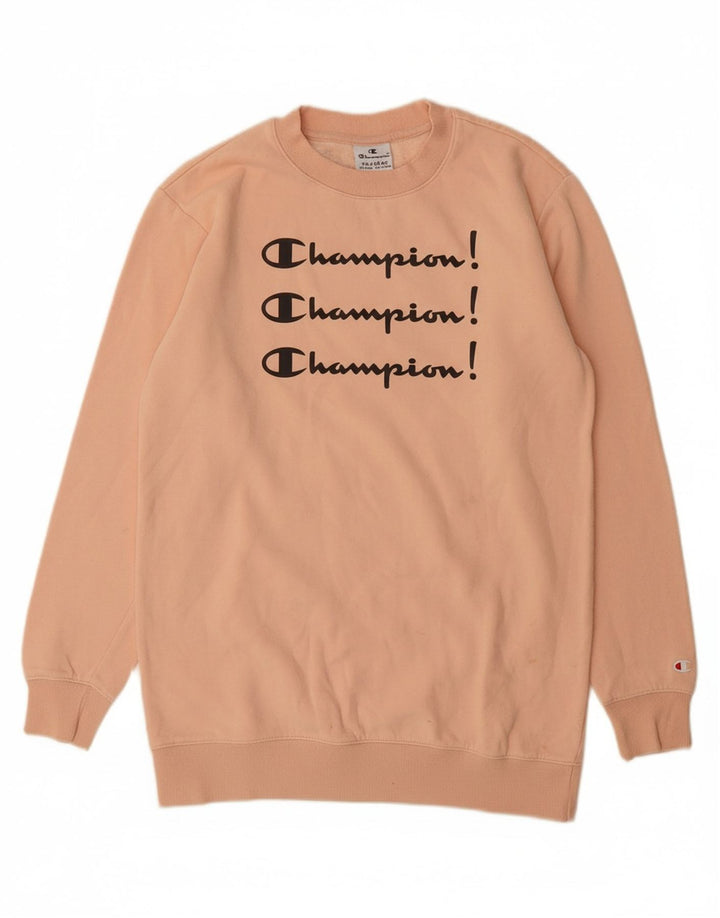 CHAMPION Suéter gráfico feminino 15-16 anos 2XL rosa