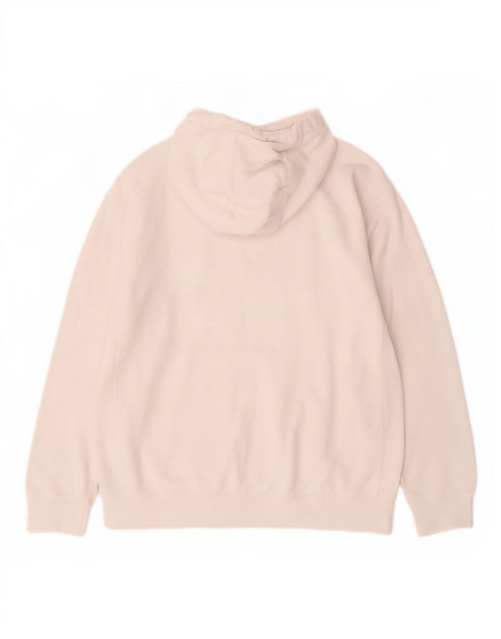 Nike Mens Hoodie Jumper Grande Algodão Branco