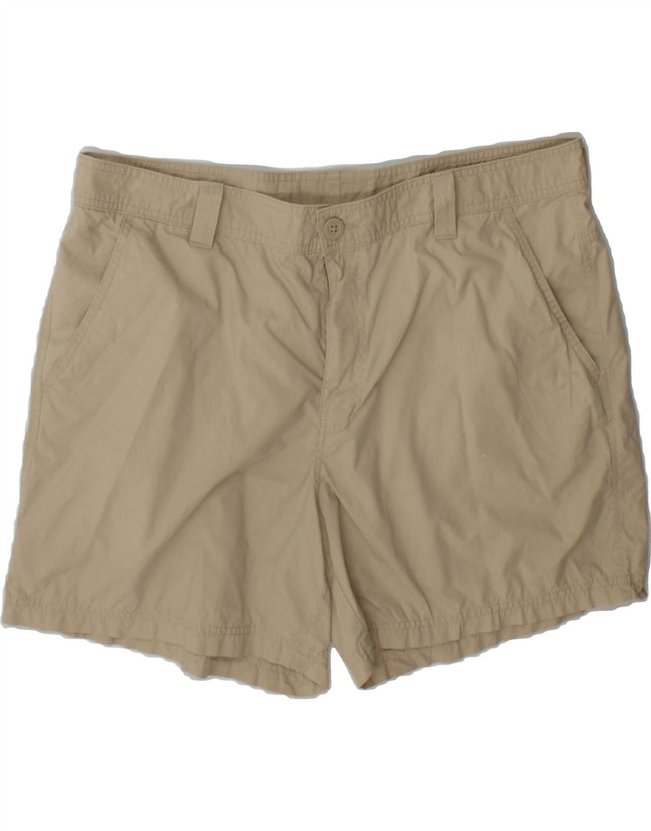 COLUMBIA Womens Chino Shorts W40 2XL Beige Cotton Vintage Columbia and Second-Hand Columbia from Messina Hembry 
