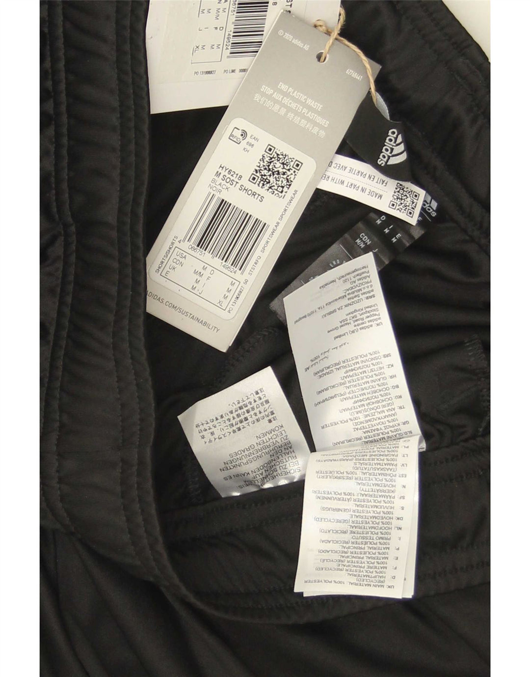 Adidas Mens Aeroready Sport Shorts Médio Preto Poliéster