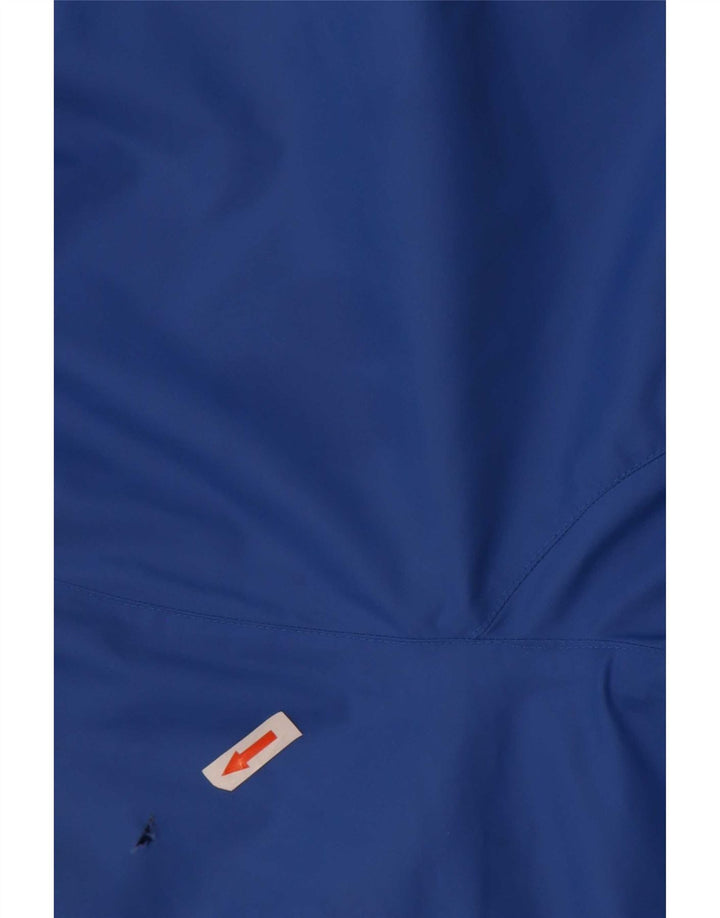 Jaqueta de chuva masculina Nike com capuz UK 40 grande azul nylon