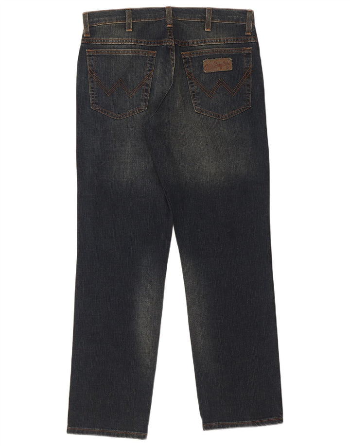 Wrangler Masculino Texas Stretch Straight Jeans W32 L30 Azul Marinho