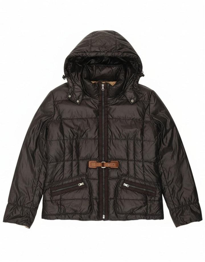 Jaqueta feminina acolchoada com capuz HENRY COTTONS IT 52 XL poliamida preta