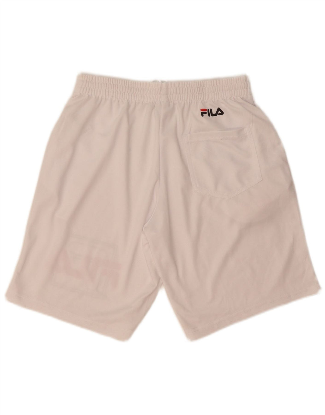 Fila Mens Graphic Sport Shorts XS Poliéster Branco