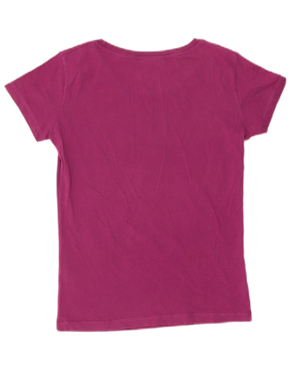 Camiseta feminina Converse com estampa gráfica UK 10 pequeno algodão roxo