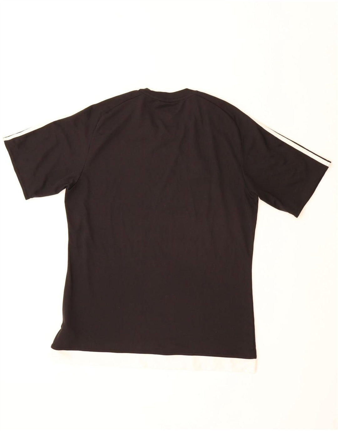Camiseta Adidas Masculina Climalite Top Médio Preto Colourblock Poliéster