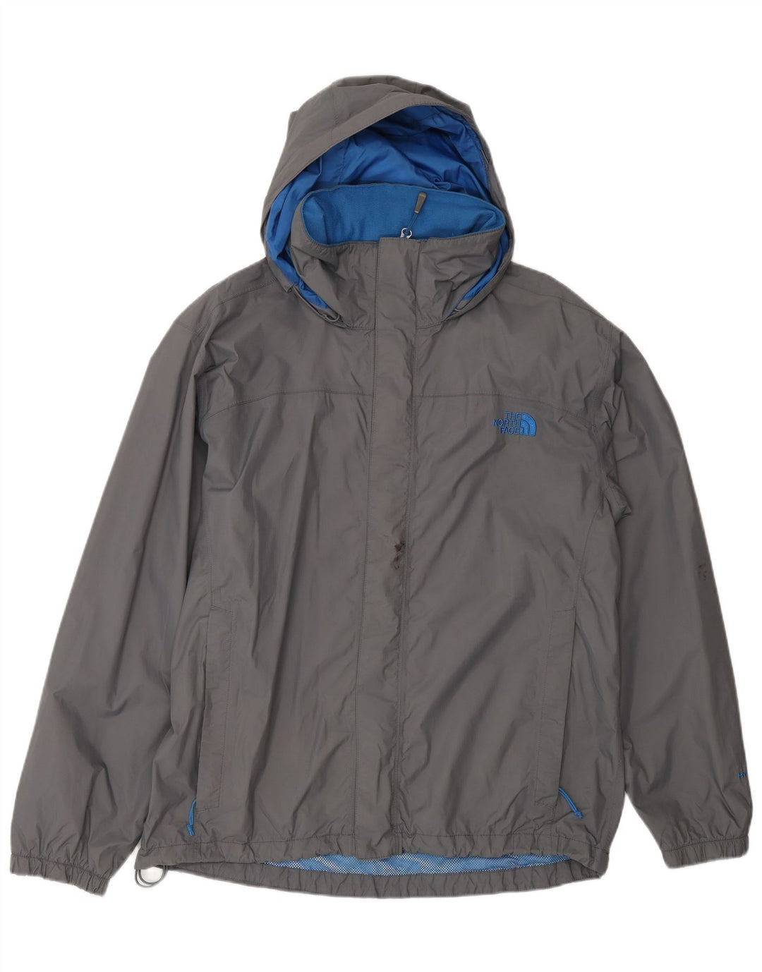 Jaqueta de chuva masculina com capuz THE NORTH FACE Reino Unido 38 nylon cinza médio