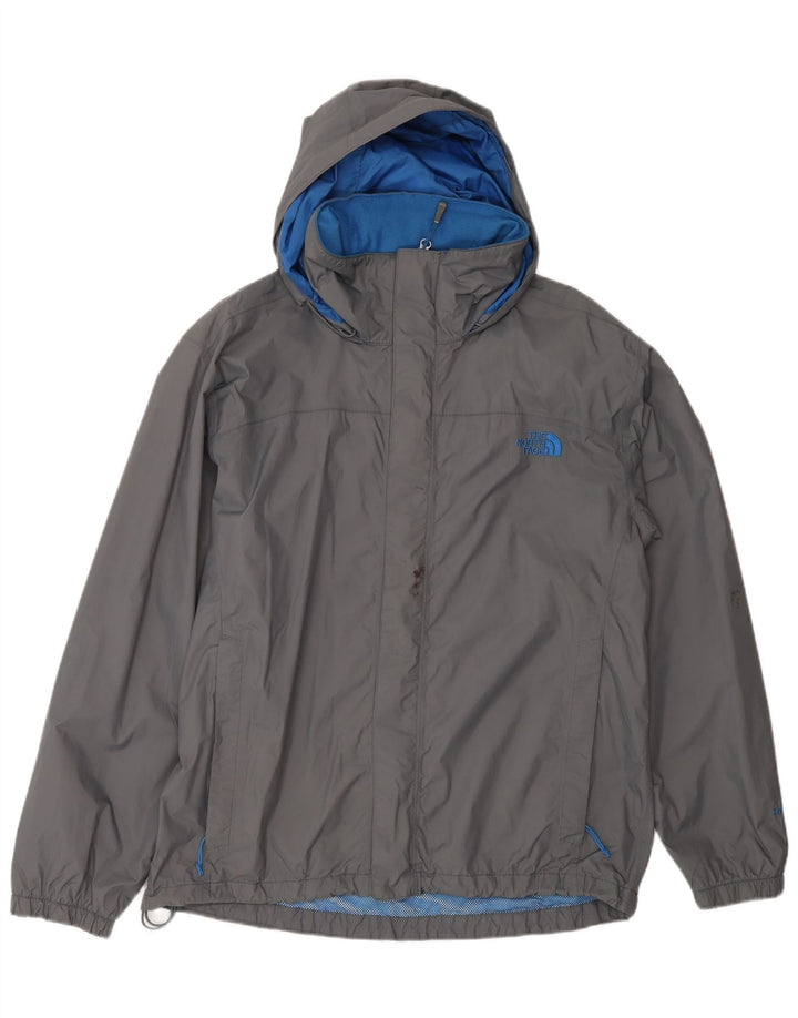 Jaqueta de chuva masculina com capuz THE NORTH FACE Reino Unido 38 nylon cinza médio
