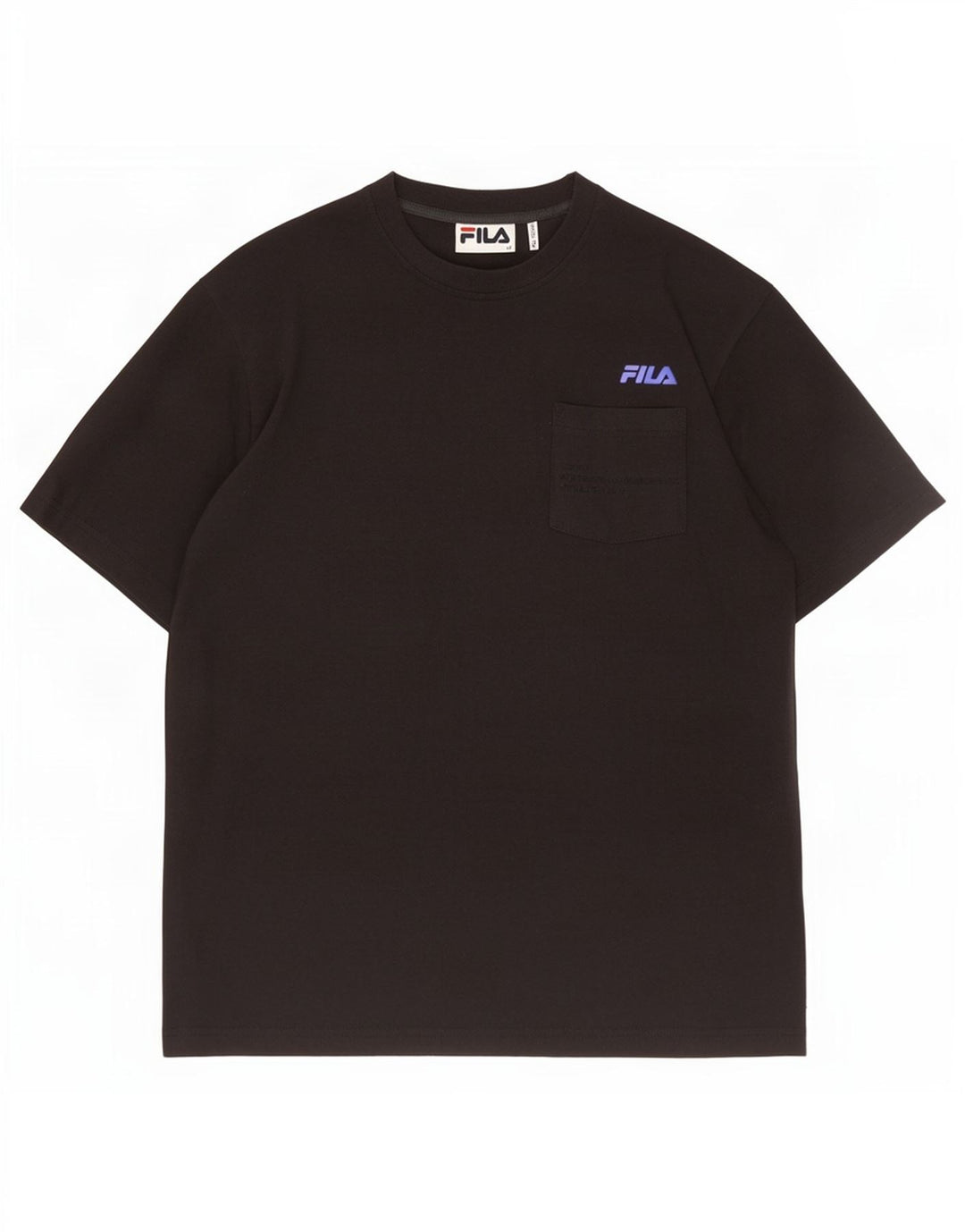 Camiseta masculina Fila Top médio algodão preto