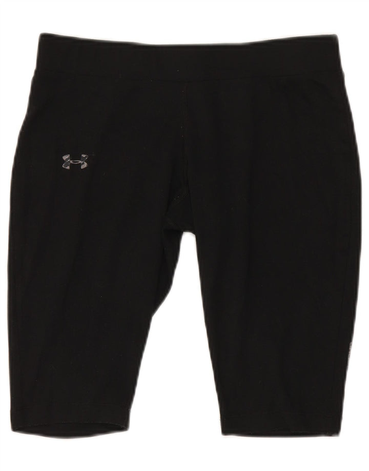 Shorts esportivos femininos Under Armour Heat Gear UK 12 médio preto