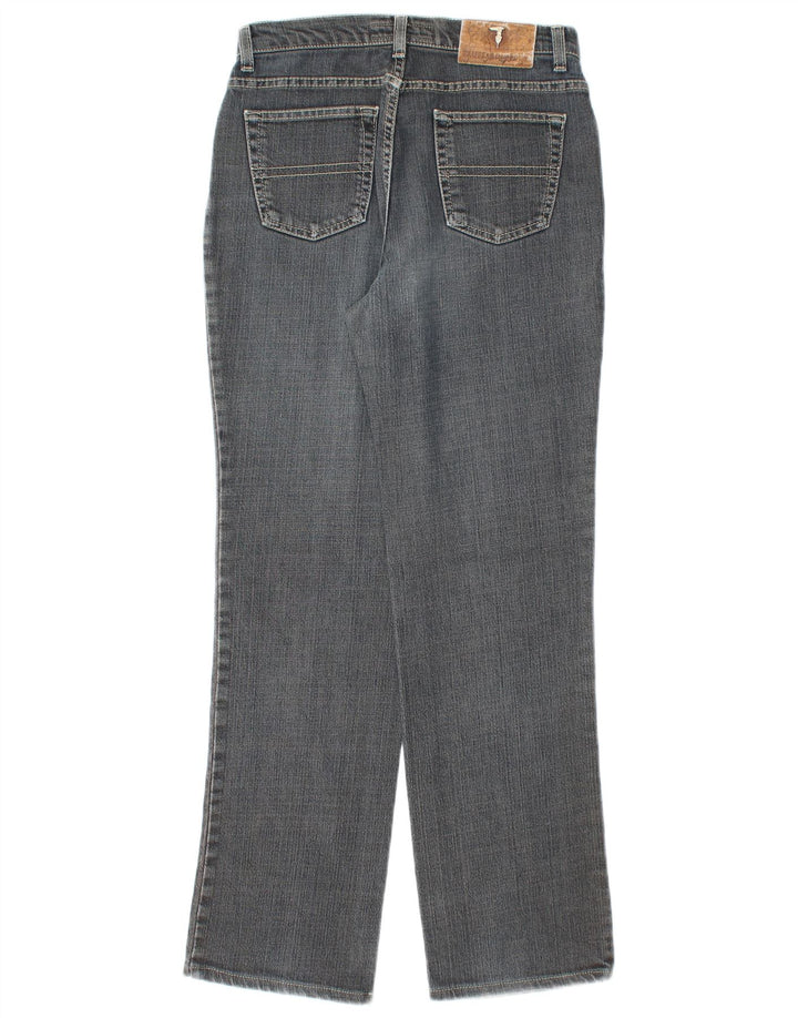 Jeans retos femininos Trussardi W27 L30 algodão azul